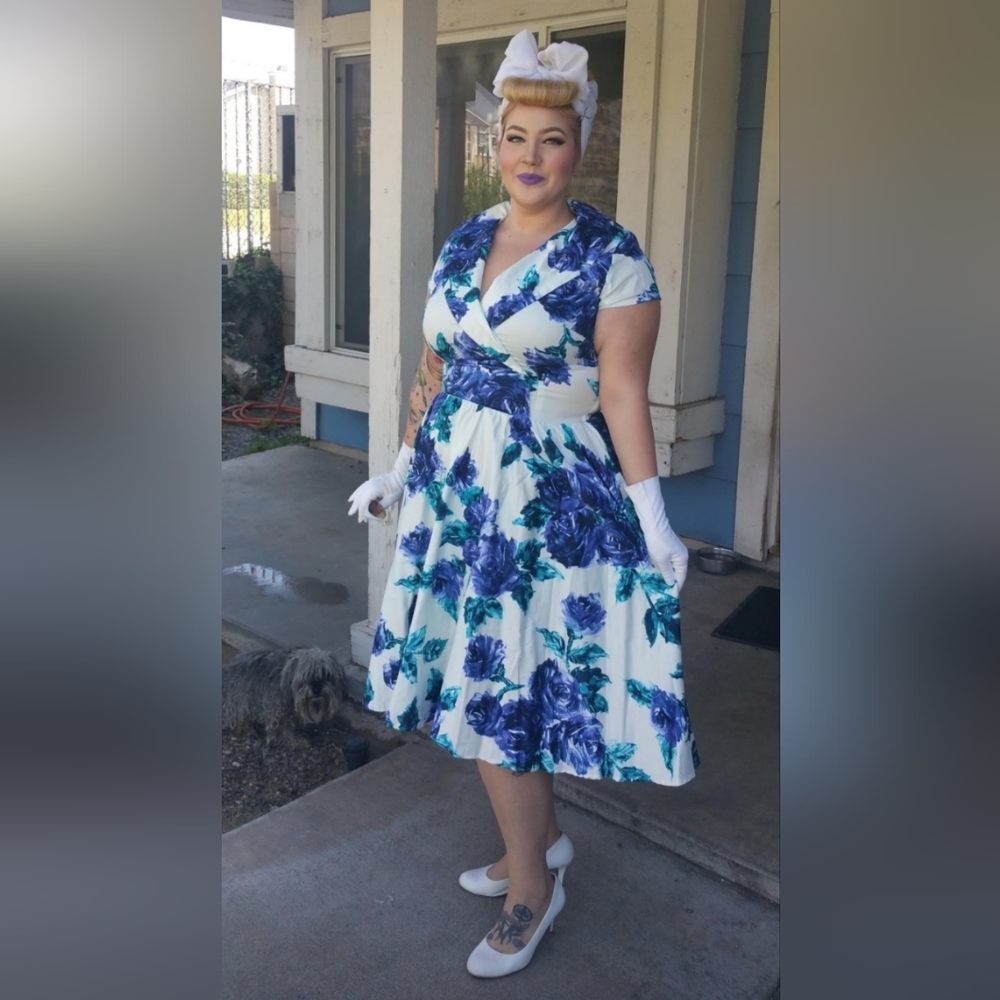 Pinup Girl Clothing floral dress